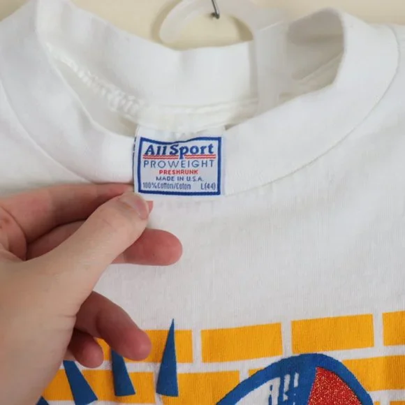 SOLD Vintage All Sport Proweight Tee Wizard of Oz Size L - Picture 4 of 7